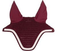 Kentucky Horsewear Bonnet Anti-Mouches 'Wellington Plaited Cord Soundless', Full - bordeaux