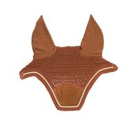 Kentucky Horsewear Bonnet anti-mouches Wellington Velvet Orange Pony