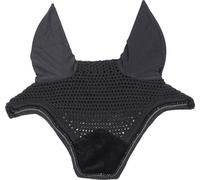 Kentucky Horsewear Bonnet Anti-Mouches Wellington "Velvet Pearls" - noir