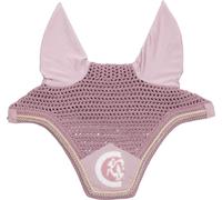 Kentucky Horsewear Bonnet mouche Wellington 3D Logo Rope Bavettes Light Rose Full