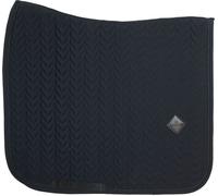 Kentucky Horsewear Chabraque de dressage Fishbone Tapis de selle noir