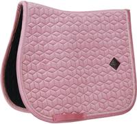 Kentucky Horsewear Chabraque de saut Velvet Chabraque en velours Rose Tapis de selle Coba