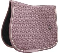 Kentucky Horsewear Chabraque de saut Velvet Chabraque en velours Tapis de selle violet clair complet