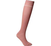 Kentucky Horsewear Chaussettes scintillantes Lot de 3 Chaussettes d'équitation Vieux rose 41-46