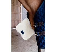 Kentucky Horsewear - Extension de Poitrine - Matelassé avec Fourrure - 2 Fermetures - Marine