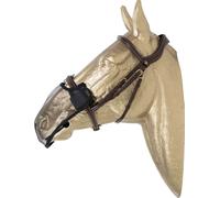 Kentucky Horsewear Filet de nez Anti Fly Nose Net Masque anti-mouches noir complet