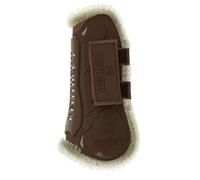 Kentucky Horsewear Guêtres Velcro fourrure synthétique Marron M