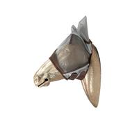 Kentucky Horsewear - Masque Anti-Mouches Classique avec Oreilles - Argent - Taille Full