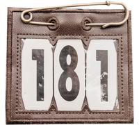 Kentucky Horsewear Porte-Numéro Épingle à Nourrice - Marron