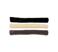 Kentucky Horsewear Protège-rênes en mouton retourné avec Velcro Protège-fronts noir