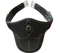 Kentucky Horsewear Sangle à crampons Sangle de selle avec protection de crampons Noir