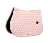Kentucky Horsewear - Tapis de selle avec corde tressée - Chabraque - Saut - rose clair