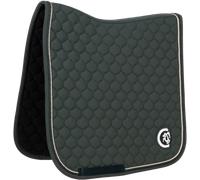 Kentucky Horsewear Tapis de Selle de Dressage 3D Logo Onion Quilt - Pur Sang - Vert sapin