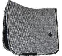Kentucky Horsewear Tapis de Selle de Dressage "Pied-de-Poule" - noir