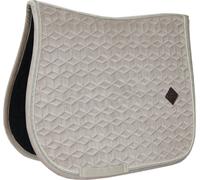 Tapis de selle FULL - Beige - Velours - Saut d'obstacles