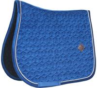Kentucky Horsewear Tapis de Selle d'Obstacle "Velvet Basic" - navy
