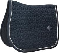 Tapis de selle FULL - Noir - Velours - Saut d'obstacles