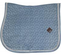 Kentucky Horsewear Tapis de Selle d'Obstacle "Velvet" - bleu clair