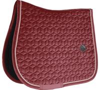 Kentucky Horsewear Tapis de Selle d'Obstacle "Velvet" - Bordeaux