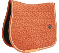 Tapis de selle FULL - Orange - Velours - Saut d'obstacles