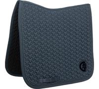 Kentucky Horsewear Tapis de Selle Dressage - 'Plaited 3D Logo' - pine green