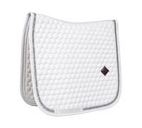 Kentucky Horsewear Tapis de Selle Full - Blanc/Argent - Dressage