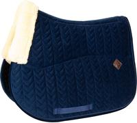Kentucky Horsewear Tapis de Selle Obstacle "Velvet Skin Friendly" - Bleu marine