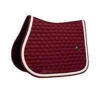 Kentucky Horsewear - Tapis de selle - Tapis avec Cordon Tressé - Saut - bordeaux