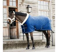 Kentucky Horsewear Tapis d'écurie 160g Tapis d'écurie en velours Navy 140