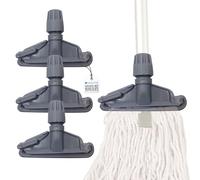 Kentucky Lot de 3 clips de tête de balai en plastique pour fixation universelle et fixation sécurisée entre les têtes de balai et le manche Kentucky