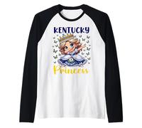 Kentucky Princess Dab Dance Kentucky pour Filles et Tout-Petits Manche Raglan