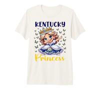 Kentucky Princess Dab Dance Kentucky pour Filles et Tout-Petits T-Shirt Haut de Gamme