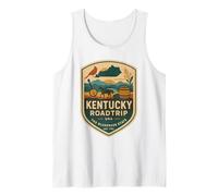 Kentucky Roadtrip Chemise Bluegrass USA Horse Banjo Barrel Débardeur