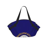 Kentucky State Flag Print Sac de camping pliable Sac de voyage imperméable Matelas de camping pour parc extérieur plage