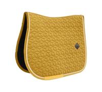 Kentucky Horsewear Tapis de Selle d'Obstacle "Velvet" - jaune moutarde