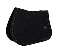 KENTUCKY TAPIS DE SELLE GLITTER STONE PONEY NOIR