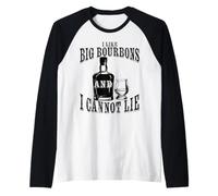 Kentucky Whisky J'aime Les Gros bourbons et Je ne Peux Pas mentir Manche Raglan