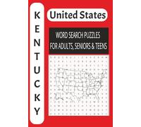 Kentucky Word Search Puzzle Book: Fun Word Search Book For Adults, Senior, And Teens Promoting Healthy Brain Activity And Memory And More | 6x9 ... ... Gift for Vacation, Holidays and Free Time