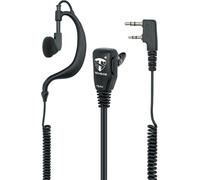 Kenwood 2 Pin Wrap Around Headset Microphonefor Transceiver RadiosCompatible TI-F8+,Midland G10,G11V,CT890,UV-82,UV5RAAirsoft Safety Monitoring
