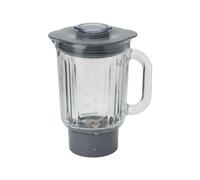 Kenwood Accessoire mélangeur en verre KAP60.000GY, accessoire pour pétrisseuses planétaires, verre Thermoresist avec lames en acier inoxydable, compatible avec Prospero+, capacité 1,2L