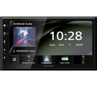 Kenwood Ampli-tuner multimédia 2 DIN Android Auto™, Apple CarPlay, connexion possible à une caméra de recul, tuner DAB+, kit