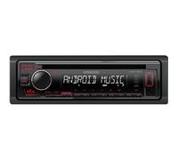 Kenwood KDC-130UR Autoradio Red Lighting, 4 x 50 W, USB, Aux Noir