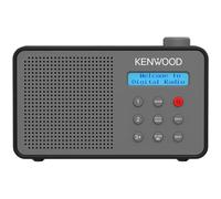 Kenwood CR-M25DAB-H Radio Portable Dab+/FM avec Bluetooth et Batterie Rechargeable Gris