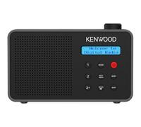 Kenwood CR-M25DAB Radio-réveil Dab+/FM avec ASA, Bluetooth 5.3, Dual Alarm, Sleep Timer, Batterie Li-ION, 30 préréglages, Jack 3,5 mm - Noir