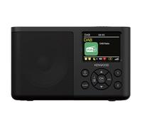 Kenwood CR-M33DAB-B Radio Portable Dab+ avec Bluetooth, Batterie Li-ION intégrée et écran Couleur de 6,1 cm, Port de Charge USB-C, Sortie Casque (stéréo), Noire