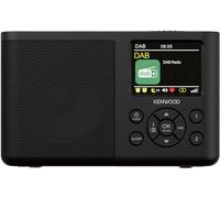 Kenwood CR-M33DAB-B Radio Portable Dab+ avec Bluetooth, Batterie Li-ION intégrée et écran Couleur de 6,1 cm, Port de Charge USB-C, Sortie Casque (stéréo), Noire
