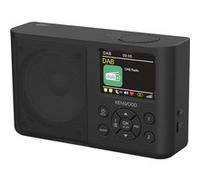 Kenwood CR-M33DAB-B Radio Portable Dab+ avec Bluetooth, Batterie Li-ION intégrée et écran Couleur de 6,1 cm, Port de Charge USB-C, Sortie Casque (stéréo), Noire
