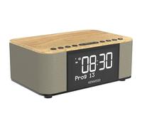 Kenwood Electronics CR-ST40DAB-M Horloge Numérique Beige, Noir, Bois