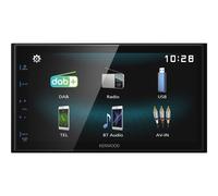 Kenwood DMX125DAB - Récepteur numérique - affichage - 6.8" - écran tactile - unité intégrée au tableau de bord - Double-Din - 50 Watts x 4