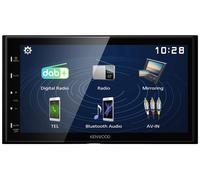 Kenwood DMX129DAB Ampli-tuner multimédia 2 DIN kit mains libres bluetooth, tuner DAB+, connexion possible à une caméra de recul